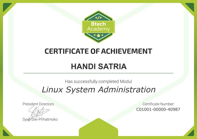Linux System Administrator